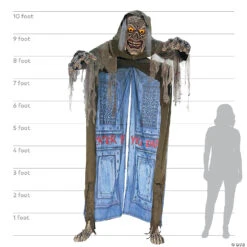 10' Animated Looming Ghoul Archway Prop -Halloween Decoration Sale 10 animated looming ghoul archway propmr124762 a06