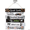 12" Wooden Home Sweet Treats Sign Halloween Décor