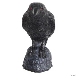 13" Animated Raven With Turning Head & Sounds Halloween Decoration