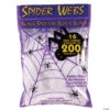 200 Sq. Ft. Super Stretch Spider Web Halloween Decoration