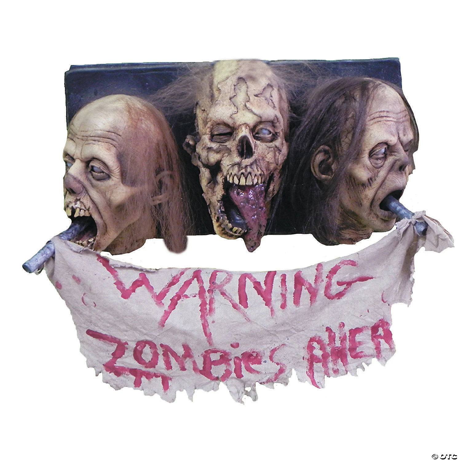 3-Faced Zombie Wall Plaque Halloween Decoration 1 3-Faced Zombie Wall Plaque Halloween Decoration