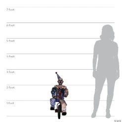 32" Tricycle Clown Doll Animated Prop Halloween Decoration 6 32" Tricycle Clown Doll Animated Prop Halloween Decoration -Halloween Decoration Sale 32 tricycle clown doll animated prop halloween decorationmr123908 a06