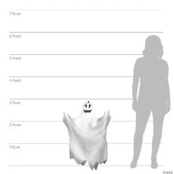 35" Animated Hanging Flying Ghost Decoration 8 35" Animated Hanging Flying Ghost Decoration -Halloween Decoration Sale 35 animated hanging flying ghost decorationtt56102 a06