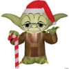 36" Blow Up Inflatable Star Wars Yoda Outdoor Yard Decoration