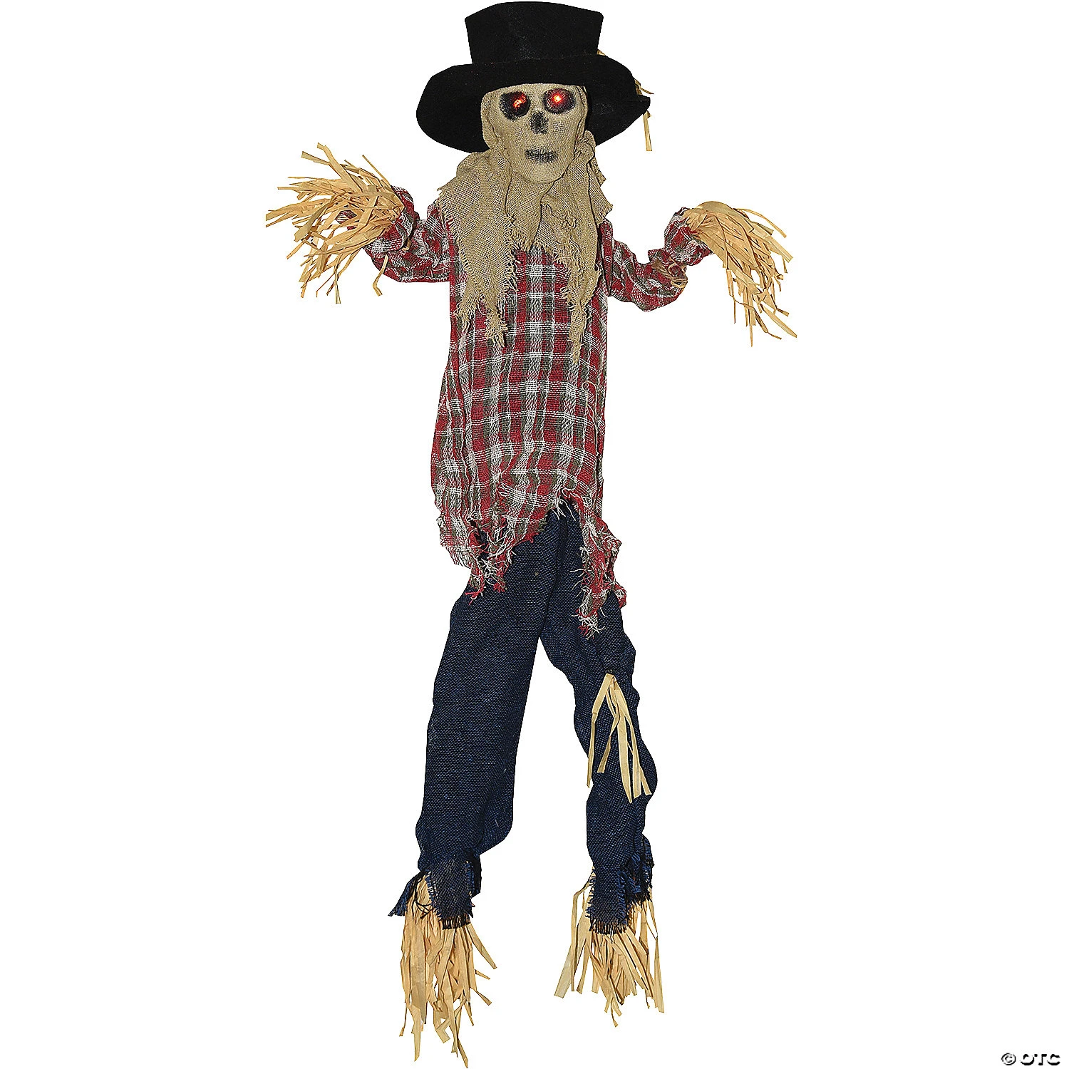36" Hanging Animated Kicking Scarecrow Decoration 1 36" Hanging Animated Kicking Scarecrow Decoration