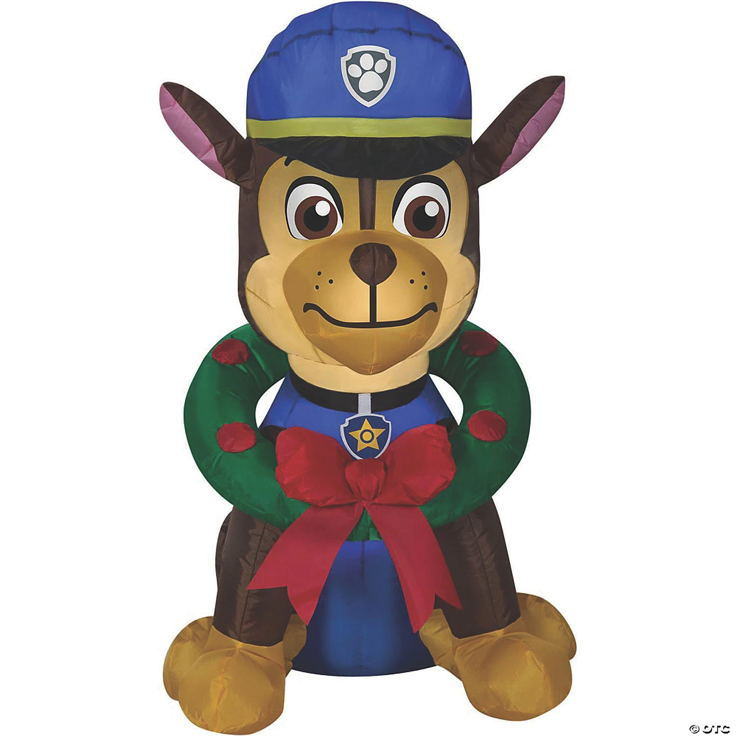 38" Blow Up Inflatable PAW Patrol Chase With Wreath Outdoor Yard Decoration 1 38" Blow Up Inflatable PAW Patrol Chase With Wreath Outdoor Yard Decoration