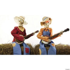 39" Skeleton Dueling Banjos Animated Prop