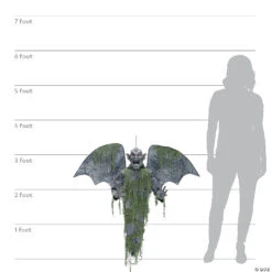 40" Hanging Gargoyle Prop Halloween Decoration 6 40" Hanging Gargoyle Prop Halloween Decoration -Halloween Decoration Sale 40 hanging gargoyle prop halloween decorationmr123909 a06