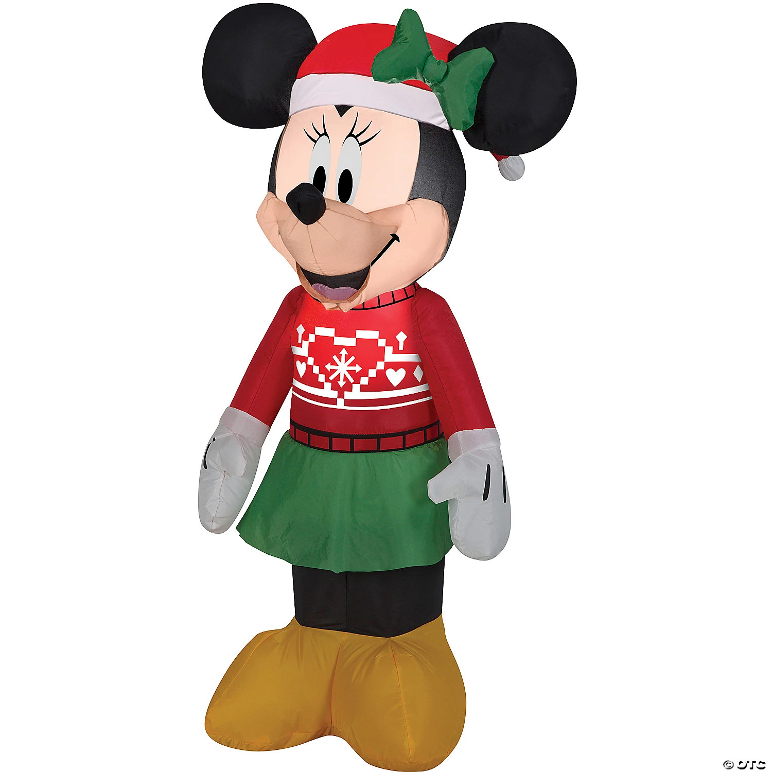 42" Blow Up Inflatable Minnie Mouse Ugly Sweater Outdoor Yard Decoration 1 42" Blow Up Inflatable Minnie Mouse Ugly Sweater Outdoor Yard Decoration
