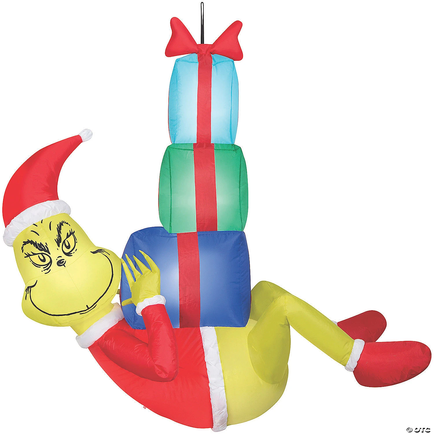48" Blow Up Inflatable Hanging Grinch Outdoor Yard Decoration 1 48" Blow Up Inflatable Hanging Grinch Outdoor Yard Decoration