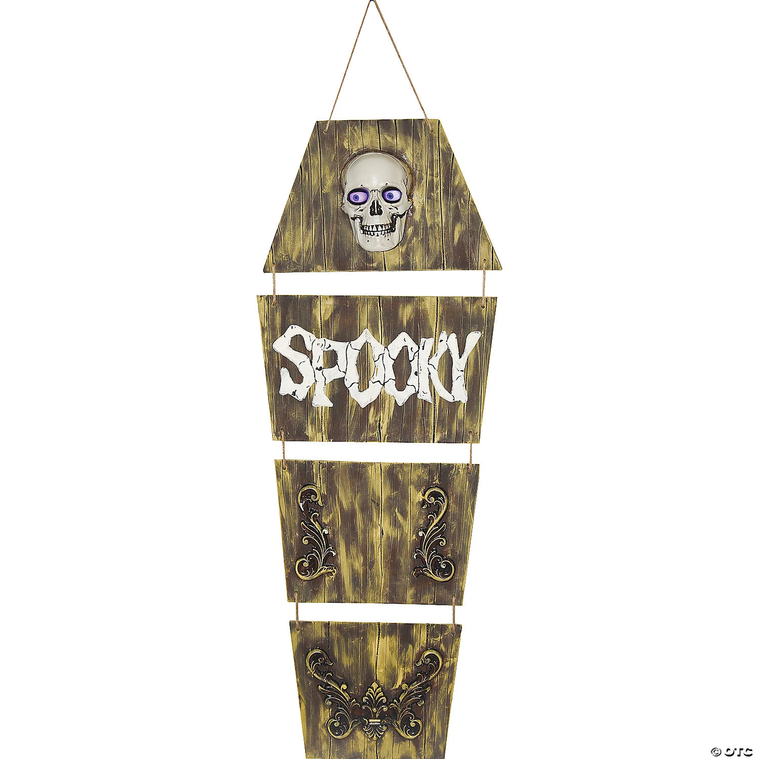 5' Skeleton Coffin With Moving Eyes 1 5' Skeleton Coffin With Moving Eyes