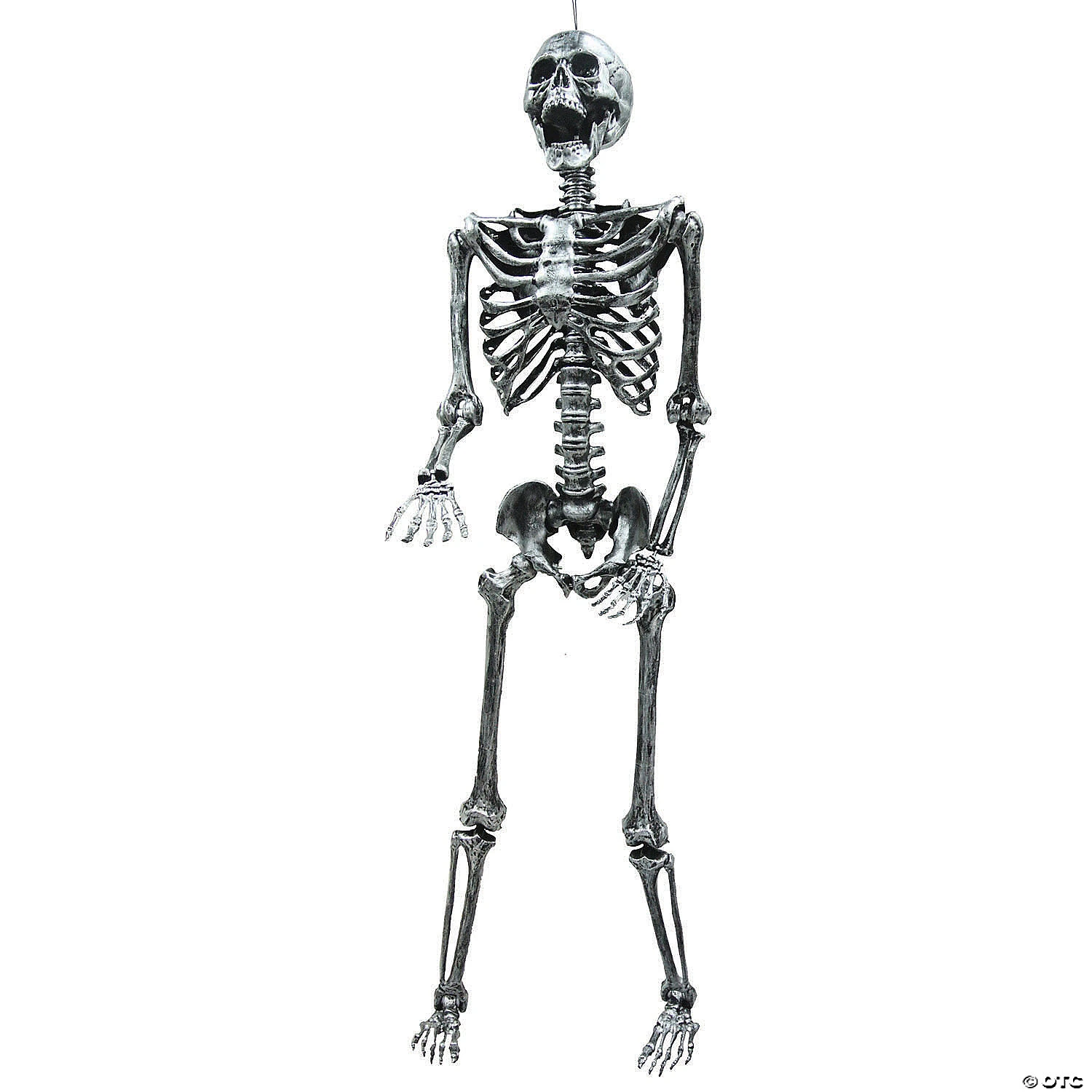 5' Steel Gray Skeleton Halloween Decoration 1 5' Steel Gray Skeleton Halloween Decoration