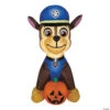 50" Blow Up Inflatable PAW Patrol Chase With Pumpkin Outdoor Halloween Yard Decoration