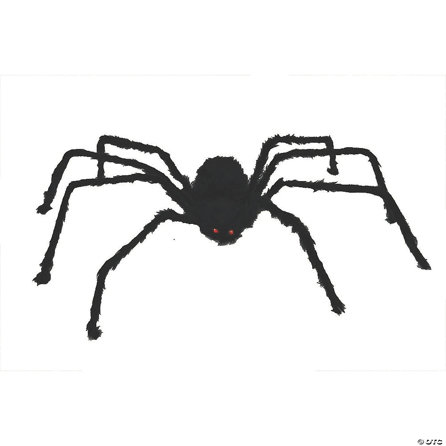 50" Poseable Hairy Spider Halloween Decoration 1 50" Poseable Hairy Spider Halloween Decoration