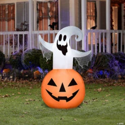 53" Blow-Up Inflatable Ghost Jack-O’-Lantern With Built-In LED Lights Outdoor Yard Decoration 4 53" Blow-Up Inflatable Ghost Jack-O’-Lantern With Built-In LED Lights Outdoor Yard Decoration -Halloween Decoration Sale 53 blow up inflatable ghost jack o lantern with built in led lights outdoor yard decorationss225311g a01
