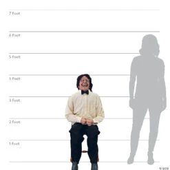 55" Laughing Man Animated Prop -Halloween Decoration Sale 55 laughing man animated propdu2628 a06