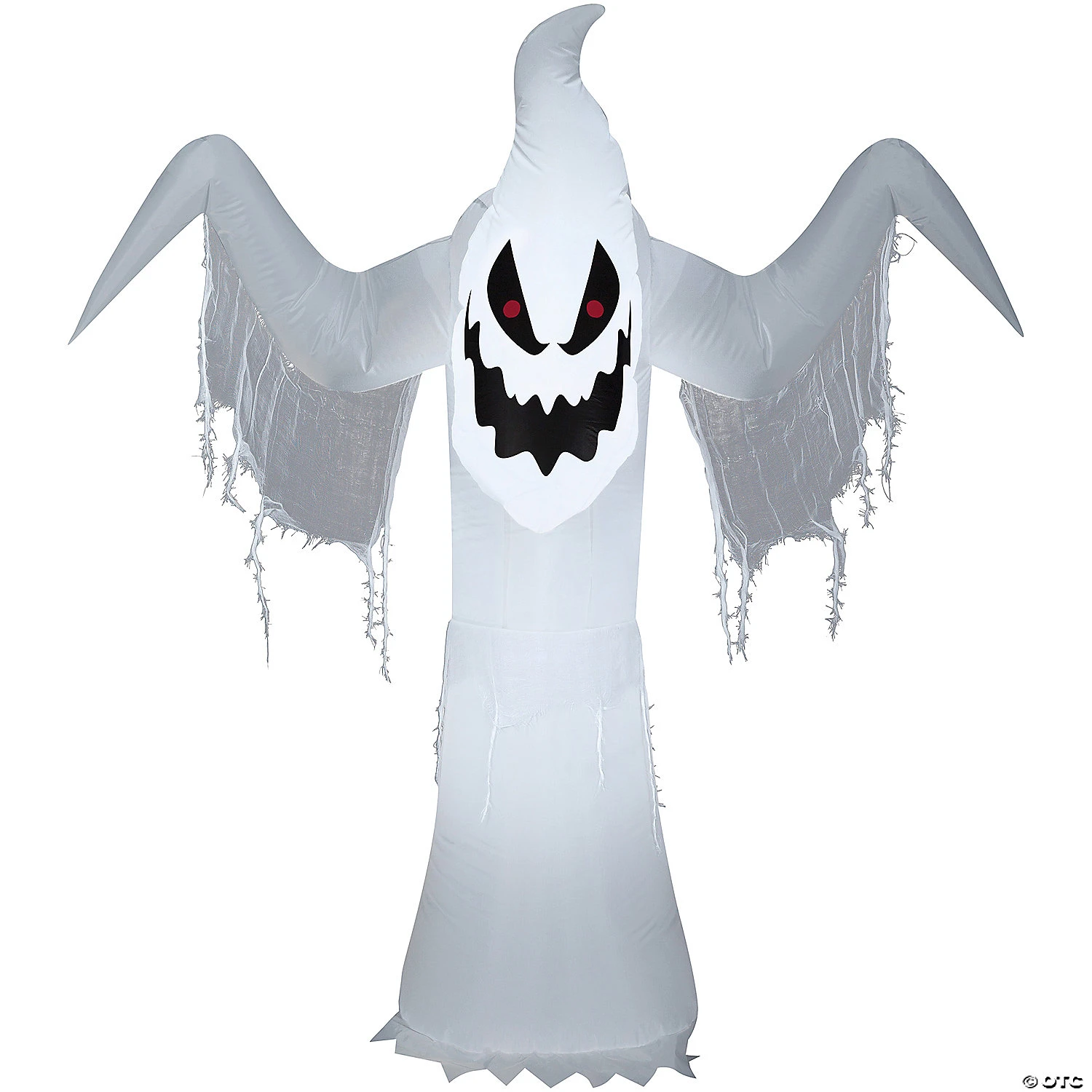 59" Blow-Up Inflatable Ghost With Built-In LED Lights Outdoor Yard Decoration 1 59" Blow-Up Inflatable Ghost With Built-In LED Lights Outdoor Yard Decoration