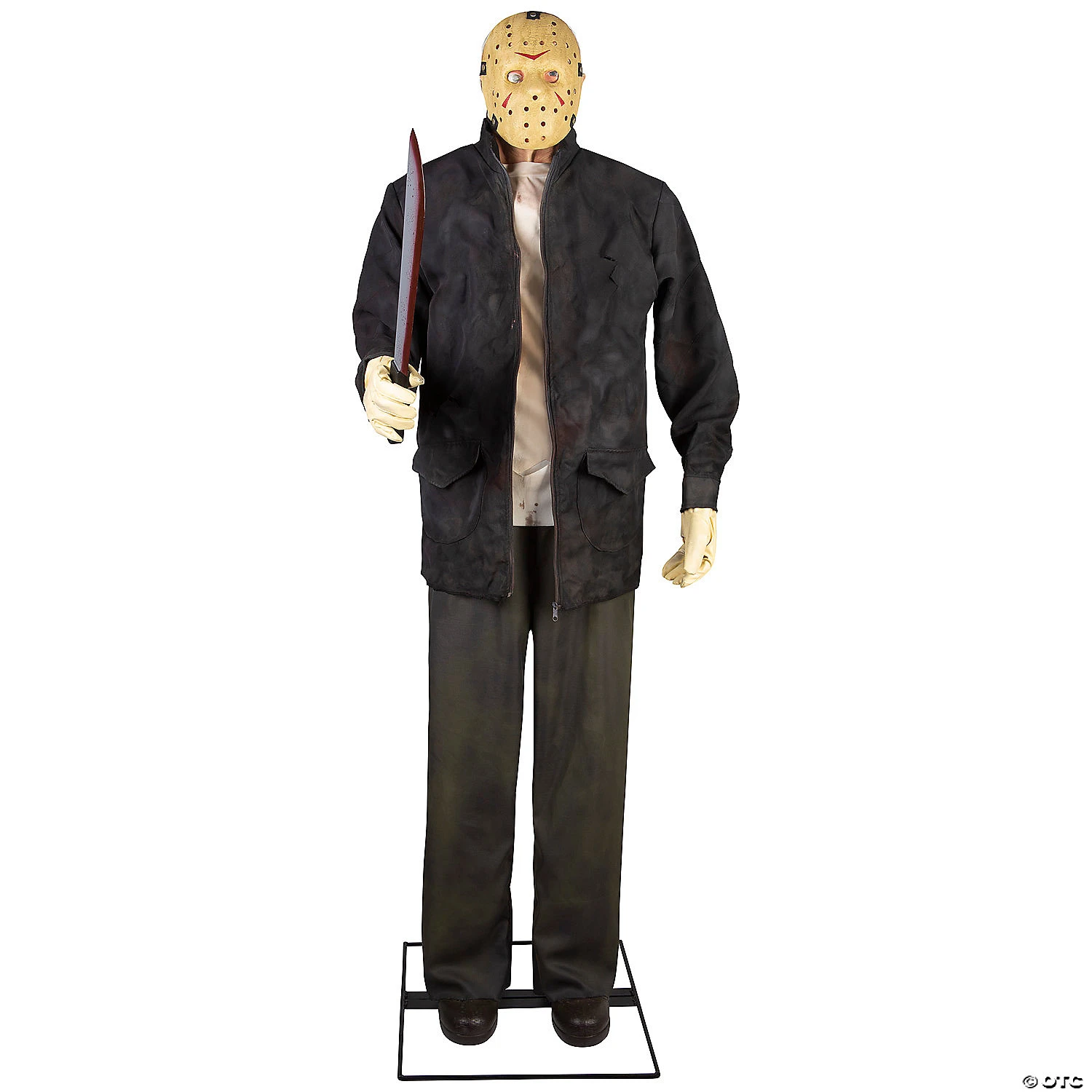 6 Ft. Life-Size Jason Voorhees Animated Prop Decoration 1 6 Ft. Life-Size Jason Voorhees Animated Prop Decoration