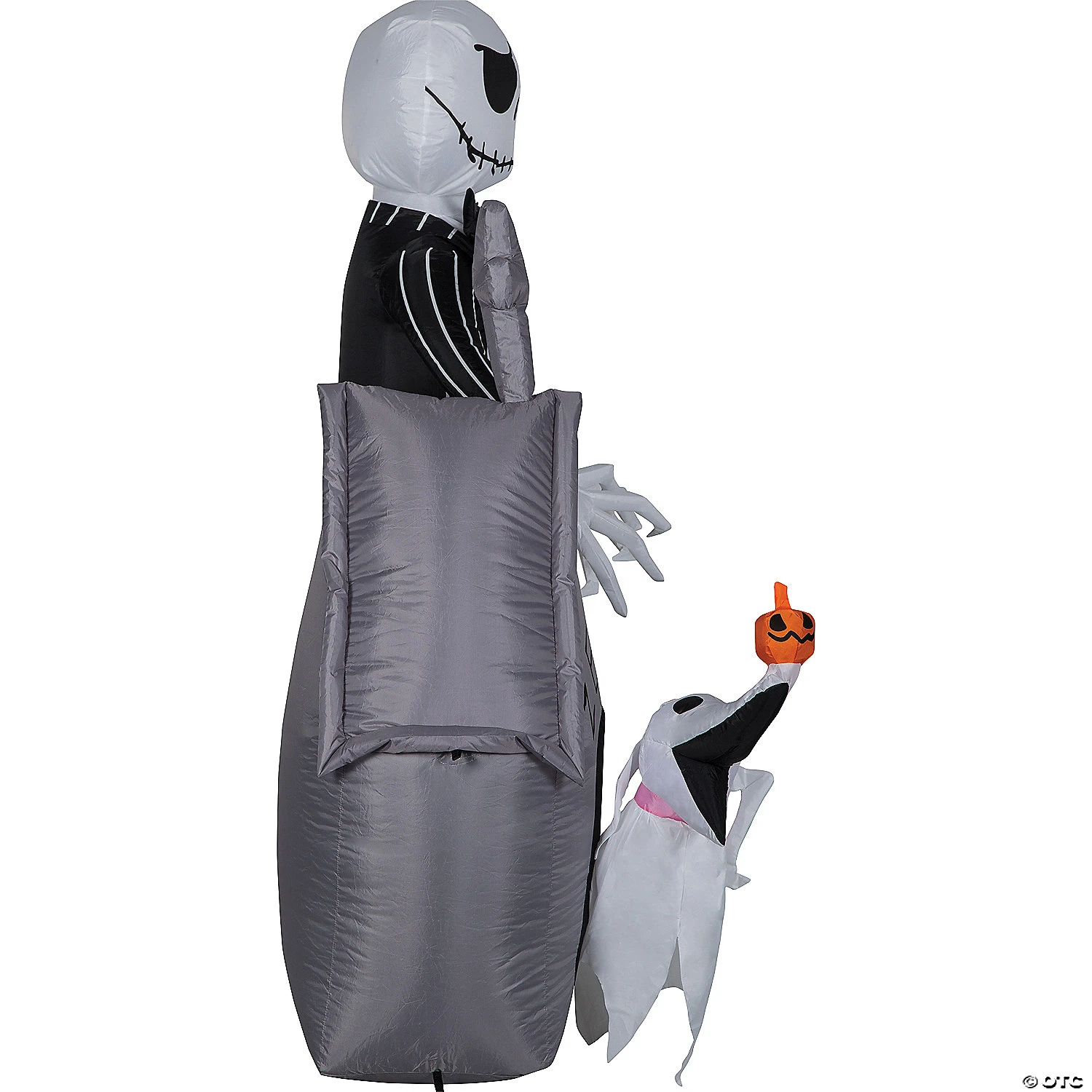 60" Blow Up Inflatable Nightmare Before Christmas Jack Skellington & Zero With House Outdoor Halloween Yard Decoration 2 60" Blow Up Inflatable Nightmare Before Christmas Jack Skellington & Zero With House Outdoor Halloween Yard Decoration - Image 2