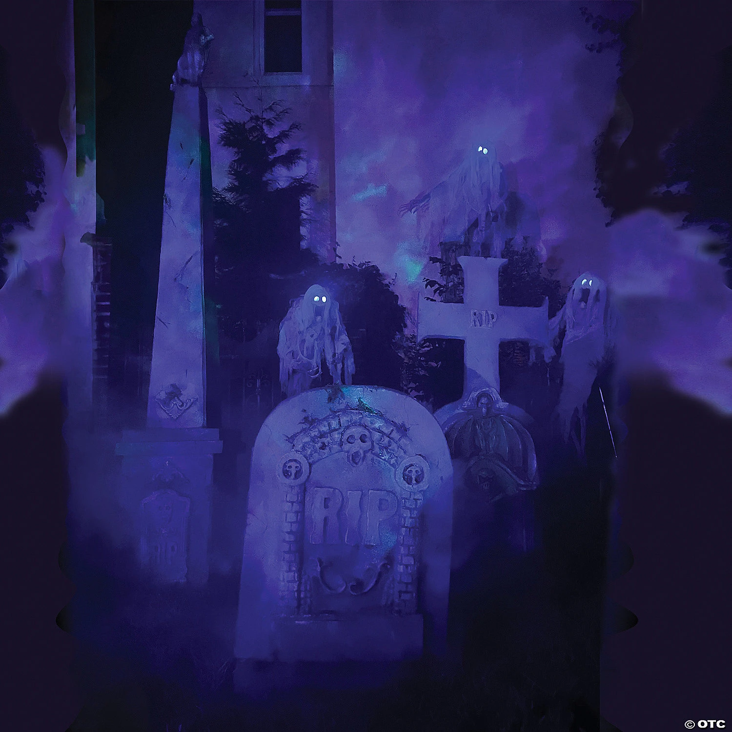 60" Hanging Ghost Halloween Decoration 3 60" Hanging Ghost Halloween Decoration - Image 3