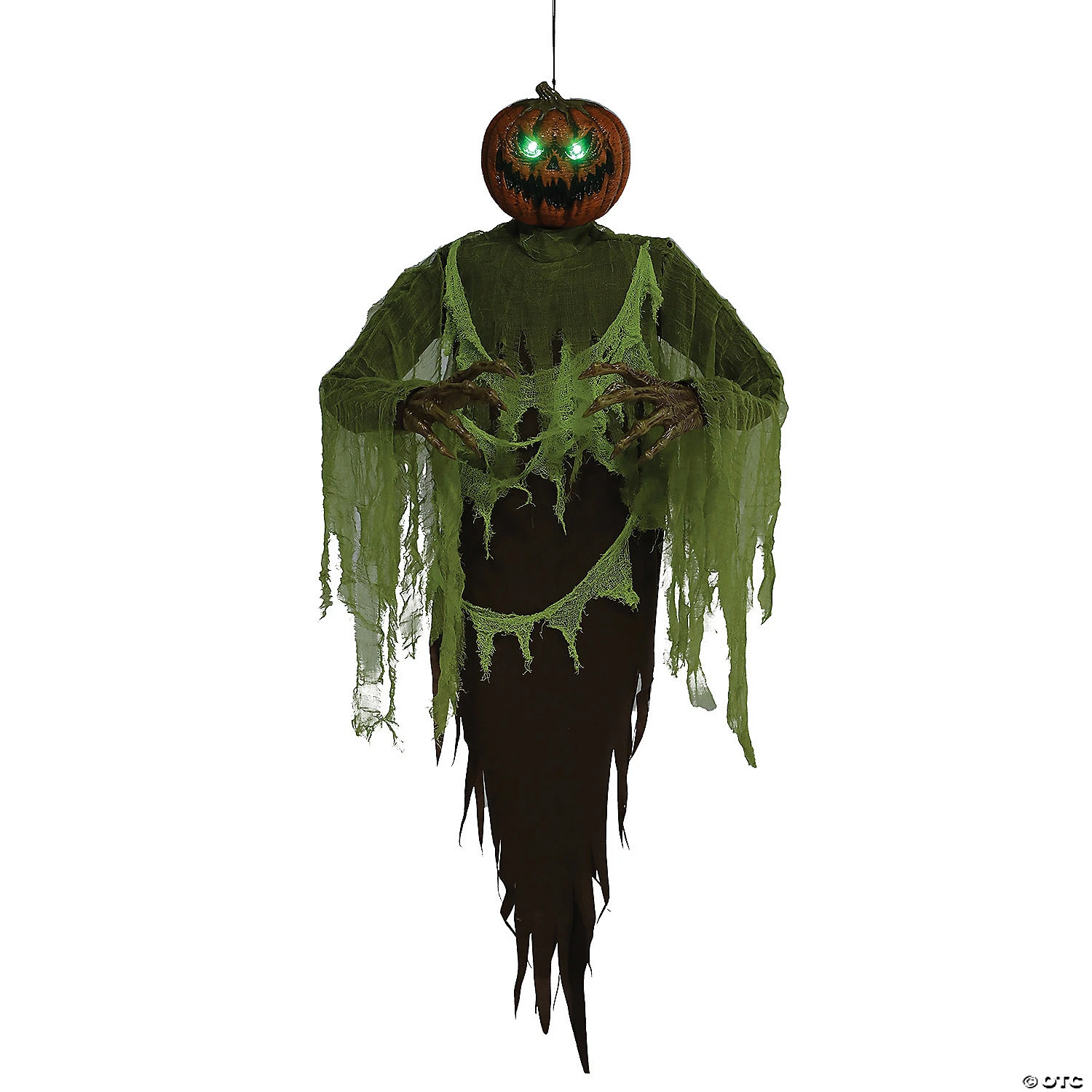 60" Hanging Pumpkin Halloween Decoration 2 60" Hanging Pumpkin Halloween Decoration - Image 2