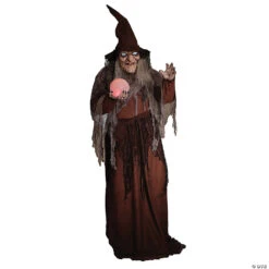 Halloween Decoration Sale 33 68" Soothsayer Digiteye Witch Prop