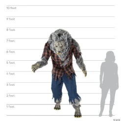 7.5' Animated Hulking Werewolf -Halloween Decoration Sale 7 5 animated hulking werewolfmr124904 a06