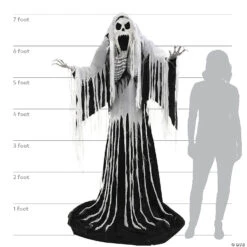 7' Animated Towering Wailing Soul Halloween Decoration -Halloween Decoration Sale 7 animated towering wailing soul halloween decorationmr127084 a06