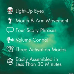 7' Cellar Dwellar Animated Prop -Halloween Decoration Sale 7 cellar dwellar animated propmr124881 a02