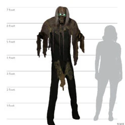 7' Cellar Dwellar Animated Prop -Halloween Decoration Sale 7 cellar dwellar animated propmr124881 a06