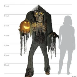 7' Prowling Jack Animated Prop -Halloween Decoration Sale 7 prowling jack animated propmr124920 a06