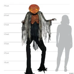 Halloween Decoration Sale -Halloween Decoration Sale 7 scorched scarecrow with flamelight animated propmr124912 a06