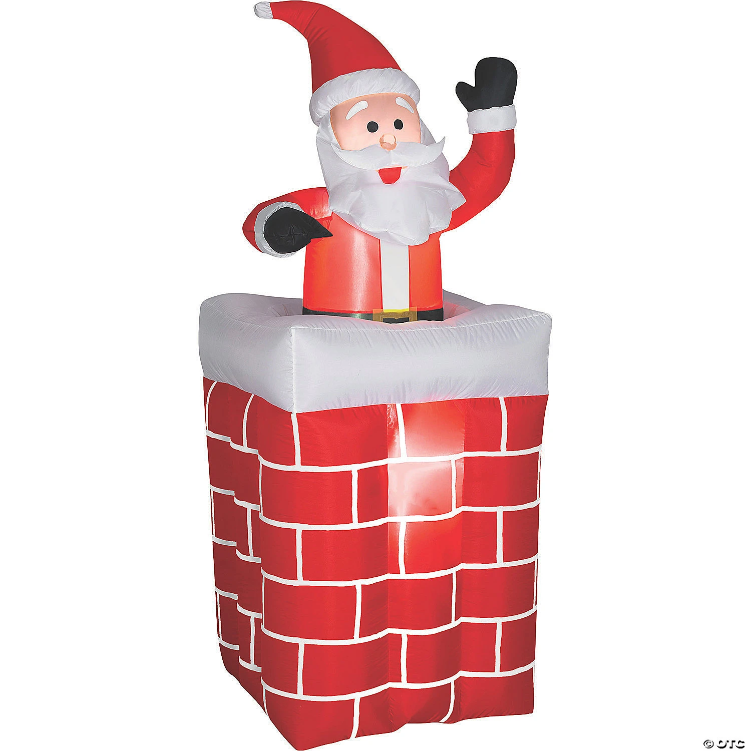 72" Blow Up Inflatable Santa Chimney Outdoor Yard Decoration 1 72" Blow Up Inflatable Santa Chimney Outdoor Yard Decoration