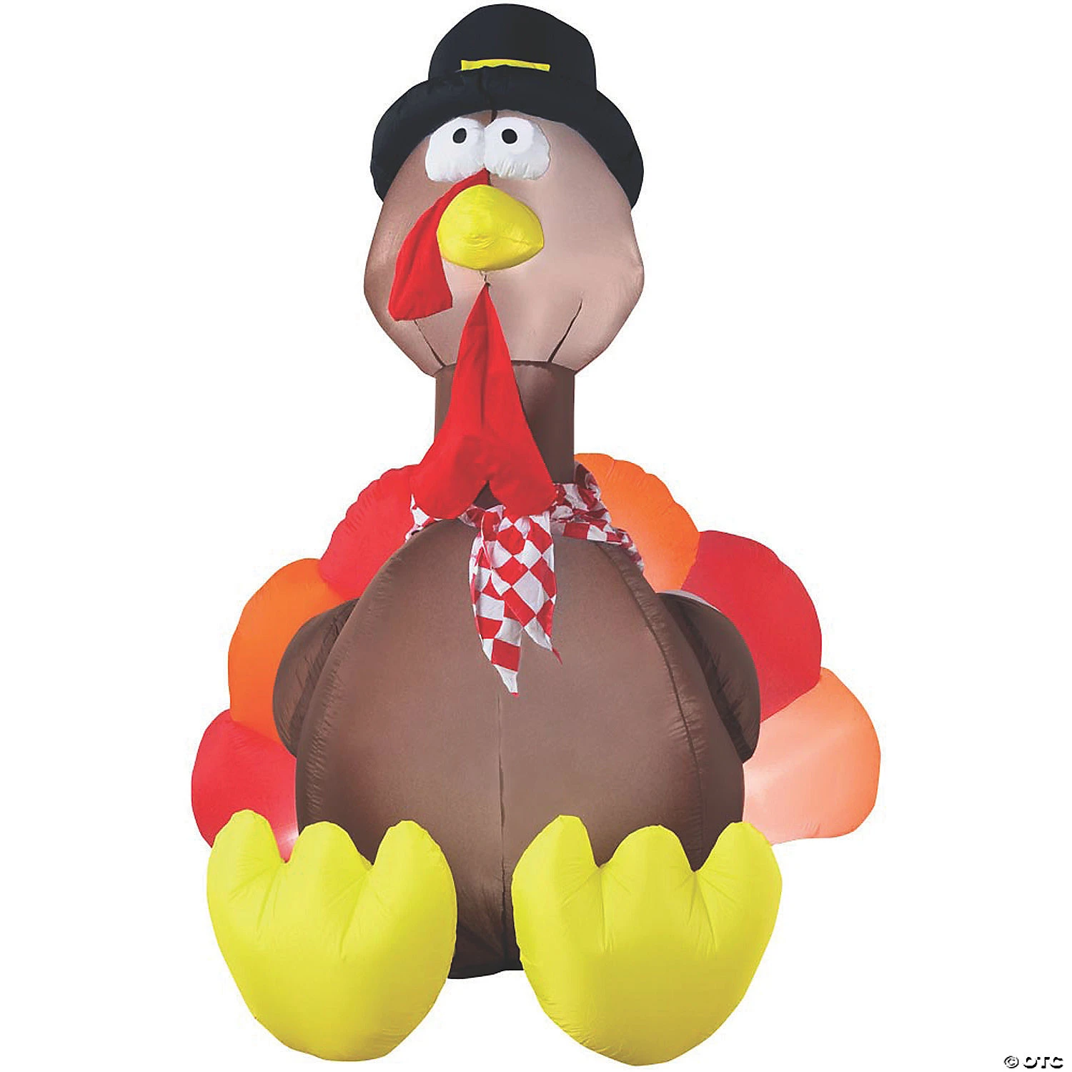 72" Blow Up Inflatable Turkey With Lights Outdoor Yard Decoration 1 72" Blow Up Inflatable Turkey With Lights Outdoor Yard Decoration