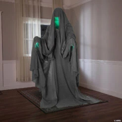 72" Hooded Phantom Animated Prop -Halloween Decoration Sale 72 hooded phantom animated propmr124858 a03