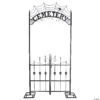 8.5 Ft. Cemetery Archway Gate Halloween Decoration