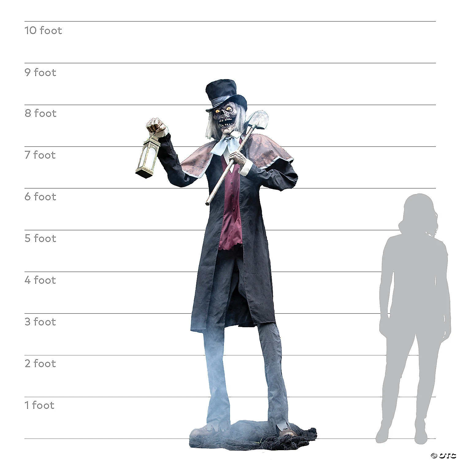 8' 6" Animated Graveyard Host 2 8' 6" Animated Graveyard Host - Image 2