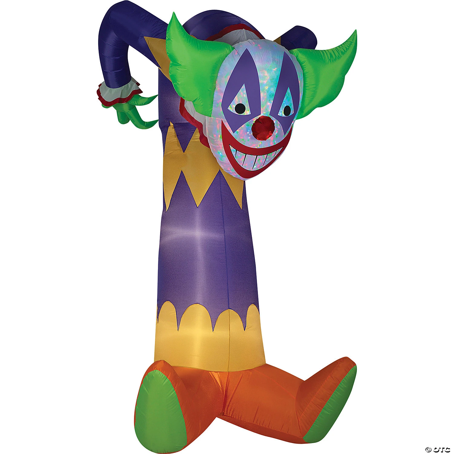 90" Blow Up Inflatable Kaleidoscope Clown Outdoor Yard Decoration 1 90" Blow Up Inflatable Kaleidoscope Clown Outdoor Yard Decoration