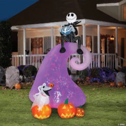 Airblown Projection Nightmare Before Christmas Scene 107" Outdoor Yard Decor 3 Airblown Projection Nightmare Before Christmas Scene 107" Outdoor Yard Decor -Halloween Decoration Sale airblown projection nightmare before christmas scene 107 outdoor yard decorss221178g a01