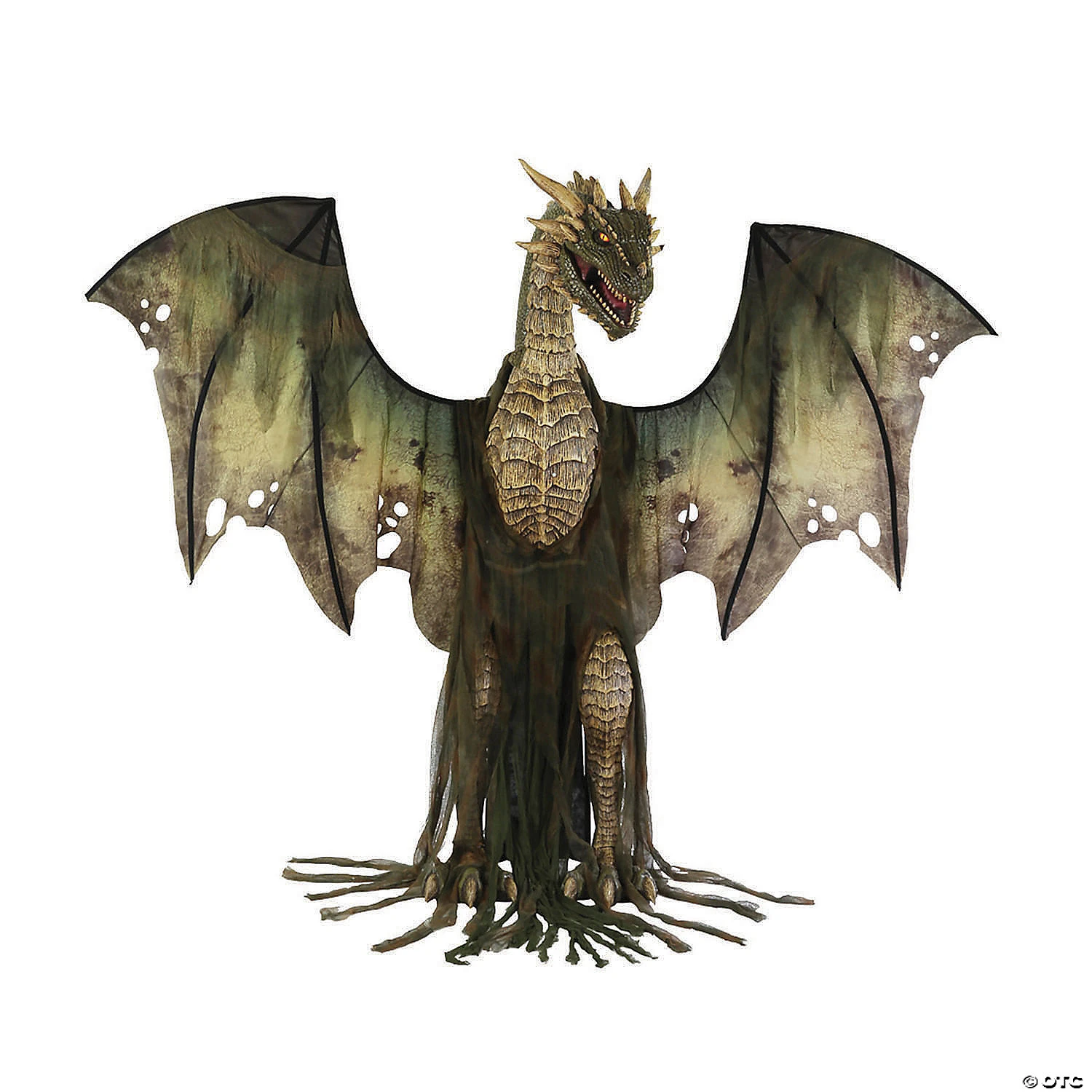 Animated 7 Ft Dark Forest Dragon 1 Animated 7 Ft Dark Forest Dragon