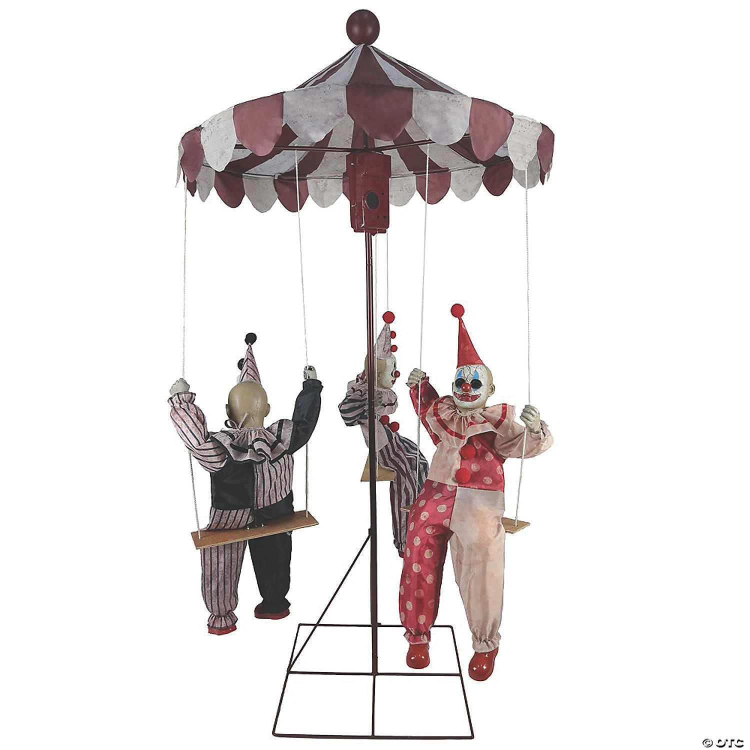 Animated Clown-Go-Round Halloween Decoration 1 Animated Clown-Go-Round Halloween Decoration