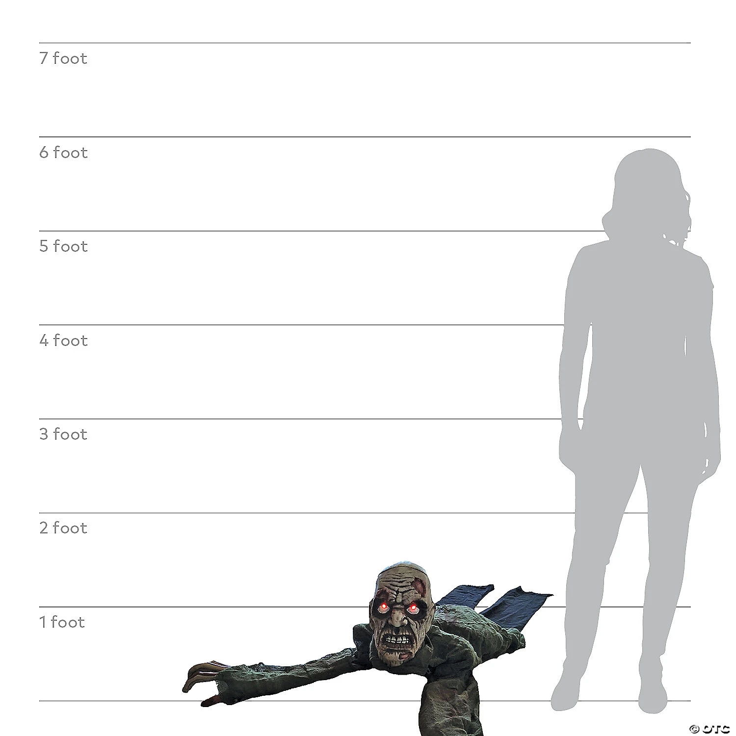 Animated Crawling Zombie Prop 4 Animated Crawling Zombie Prop - Image 4