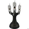 Animated Ghost Candle With Faces Prop