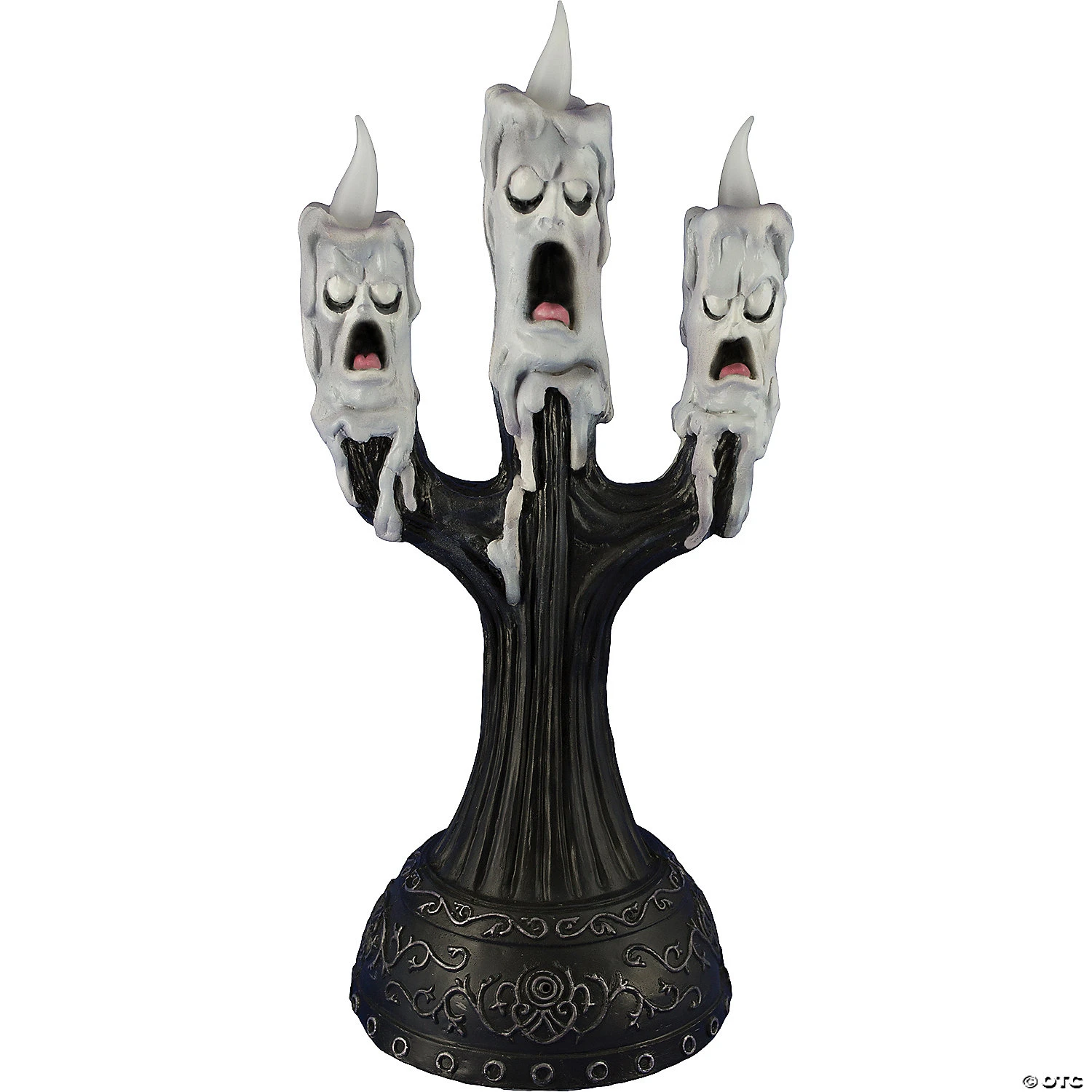 Animated Ghost Candle With Faces Prop 1 Animated Ghost Candle With Faces Prop