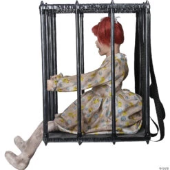 Animated Screaming Caged Kid Walk Around Accessory 6 Animated Screaming Caged Kid Walk Around Accessory -Halloween Decoration Sale animated screaming caged kid walk around accessorymr123358 a02