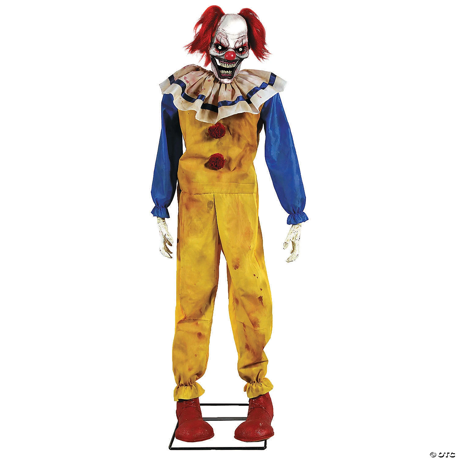 Animated Twitching Clown Halloween Decoration 2 Animated Twitching Clown Halloween Decoration - Image 2
