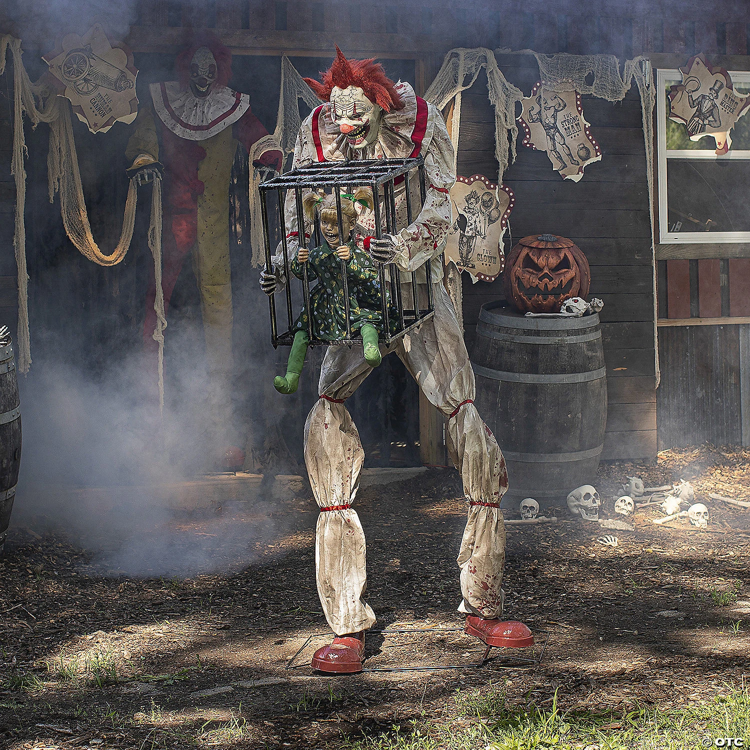 Cagey The Clown Halloween Decoration 1 Cagey The Clown Halloween Decoration