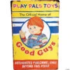 Child's Play 2 Chucky Play Pals Toys Aluminum Sign