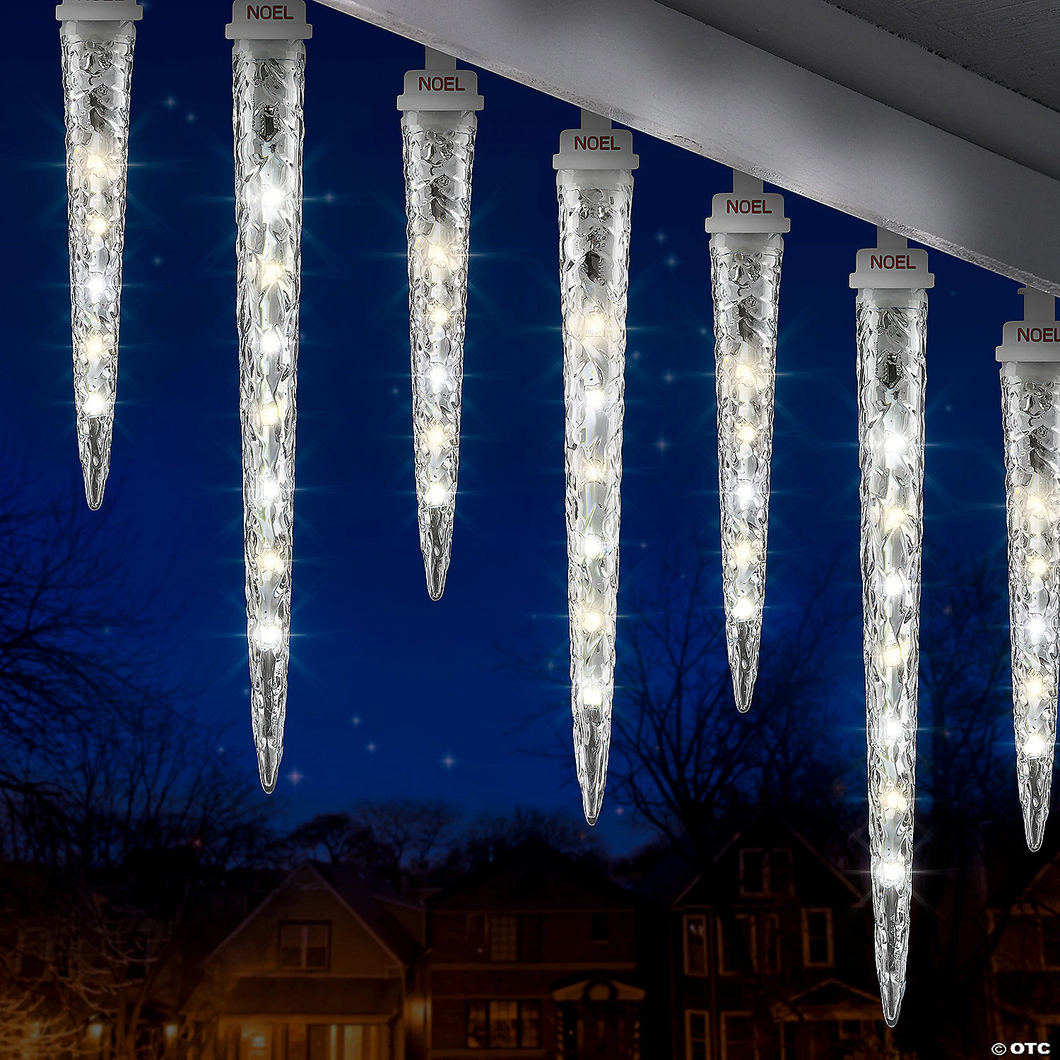 Christmas LuxeSparkle Shooting Star Icicle Light String 2 Christmas LuxeSparkle Shooting Star Icicle Light String - Image 2