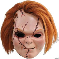 Curse Of Chucky Scarred Plastic Halloween Mask